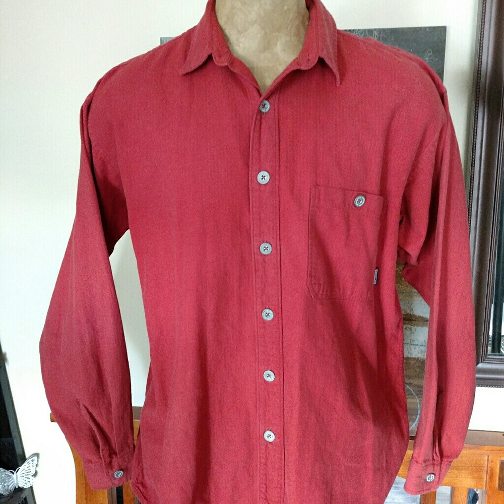 Patagonia button down shirt, lg